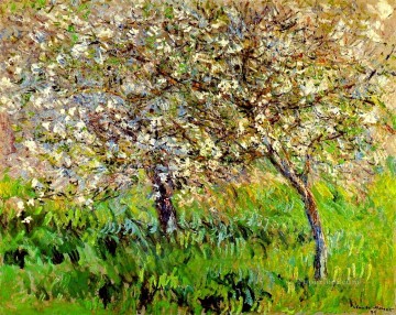  Flor Arte - Manzanos en flor en Giverny Claude Monet